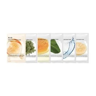 Maschera in fogli a pH acido delicato - 6 tipi Heartleaf Fit