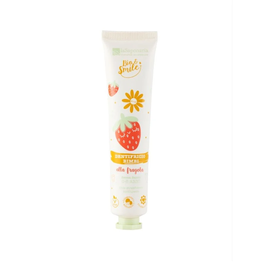 LA SAPONARIA Bio&Smile – Dentifricio Lenitivo Bimbi Fragola