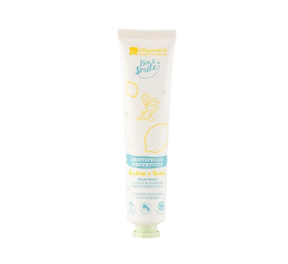 LA SAPONARIA Bio&Smile – Dentifricio Protettivo Zenzero e Limone