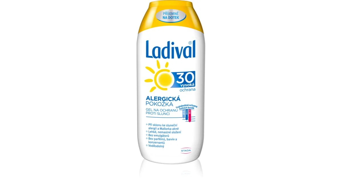 Ladival Allergic Crema Gel Abbronzante Protettivo Contro L'Allergia Al Sole Spf 30 200 Ml