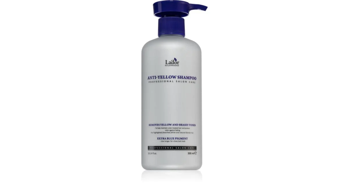 La'dor Anti-giallo shampoo tonificante viola per capelli biondi 300 ml