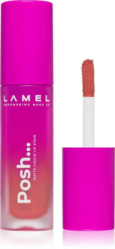 Lamel Posh Stain Rossetto Liquido Matte Lunga Tenuta Colore №404 4 G