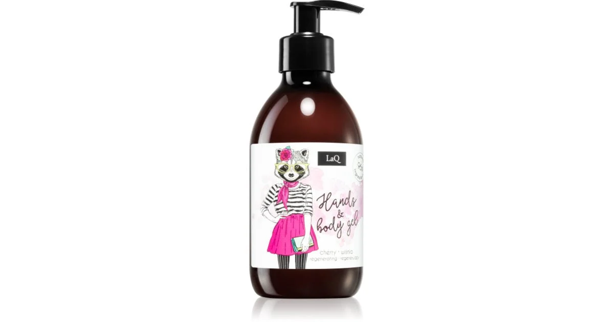 Laq Fruit Line Cherry Gel Doccia Rinfrescante Per Mani E Corpo 300 Ml