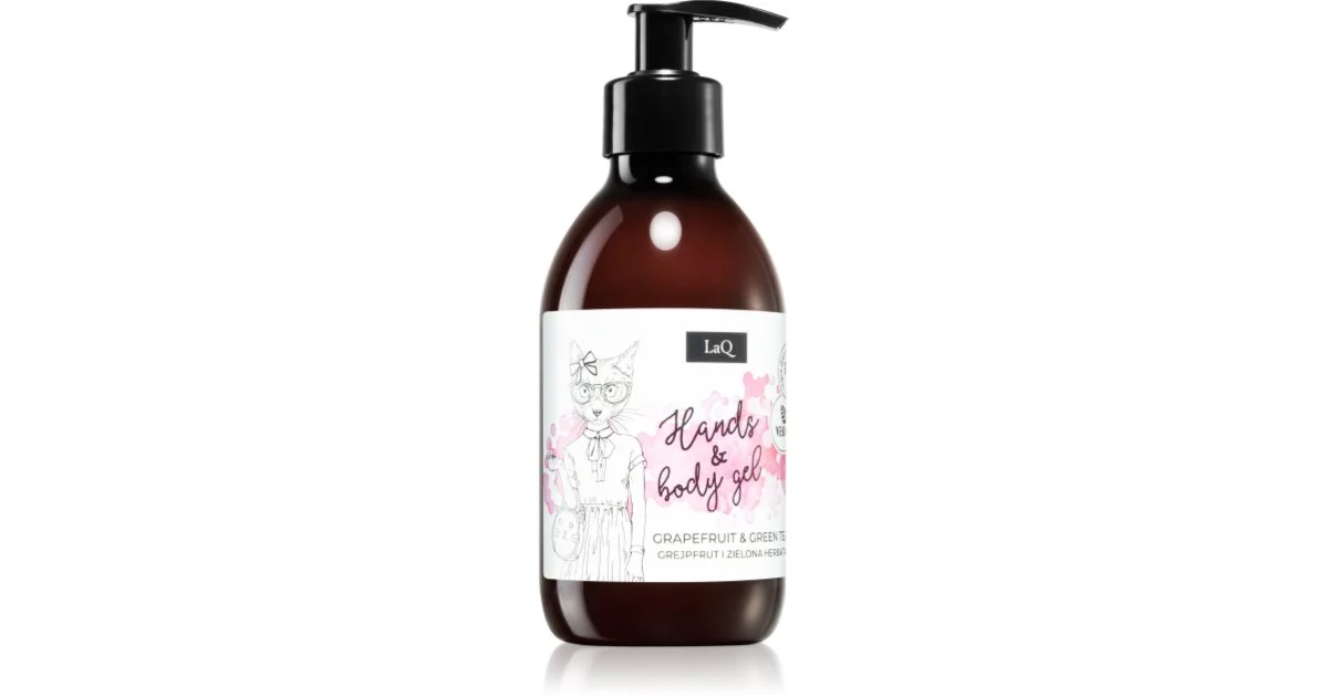 Laq Fruit Line Pompelmo E Tè Verde Gel Doccia Rinfrescante Per Mani E Corpo 300 Ml