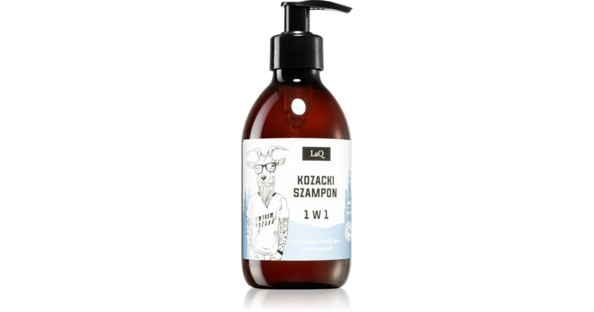 Laq Goat From Poznaň Shampoo Naturale Contro La Forfora Con Estratto Di Pannocchia Di Luppolo 300 Ml