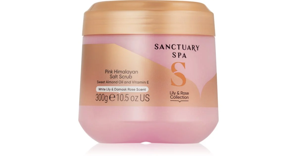 Sanctuary Spa Lily & Rose scrub corpo trattante con aroma di fiori 300 g