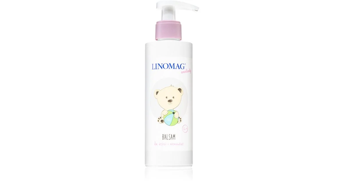 Linomag Emolienty olio-balsamo per il corpo per neonati 200 ml