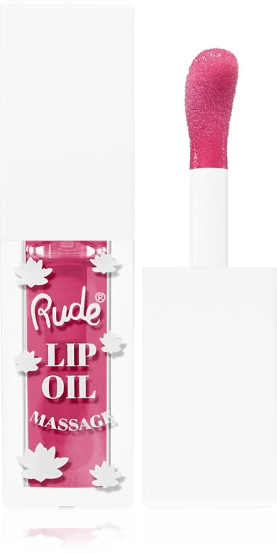 Rude Cosmetics Massage olio labbra effetto idratante colore Strawberry Sauna 4 ml