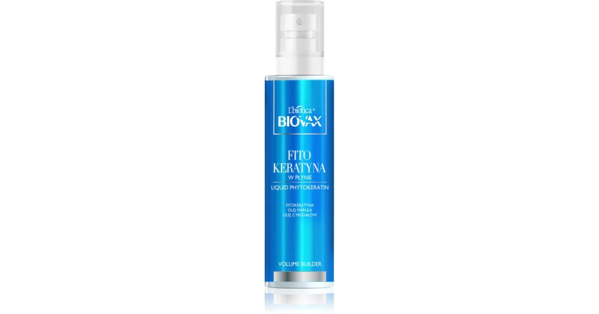 Biovax Liquid Phytokeratin balsamo senza risciacquo per il volume dei capelli 200 ml