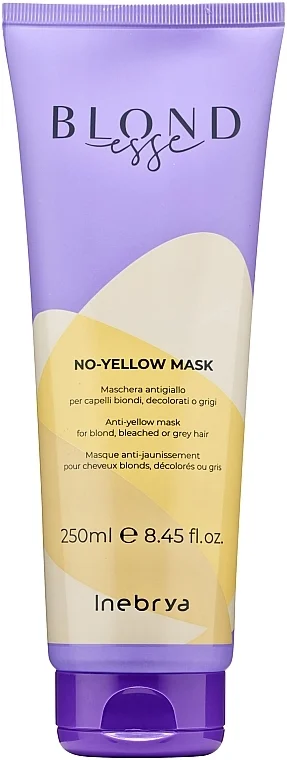 Maschera antigiallo per capelli biondi, decolorati o grigi