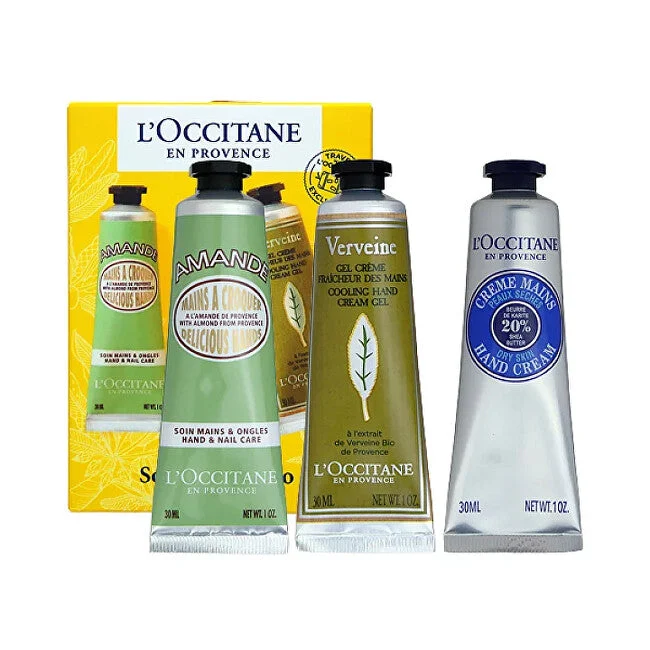 L'occitane en provence Set regalo per la cura delle mani del trio di mani morbide al karitè
