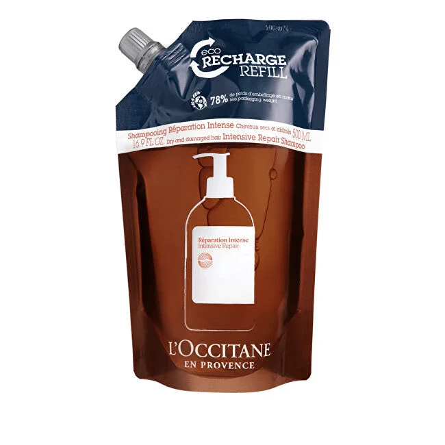 L'occitane en provence Shampoo ricarica per capelli secchi e danneggiati Intensive Repair 500 ml