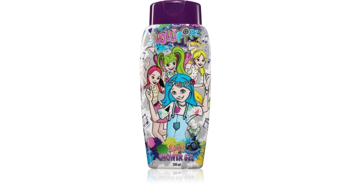 Lollipopz Magic Gel bagno e doccia per bambini 3anni + 300 ml