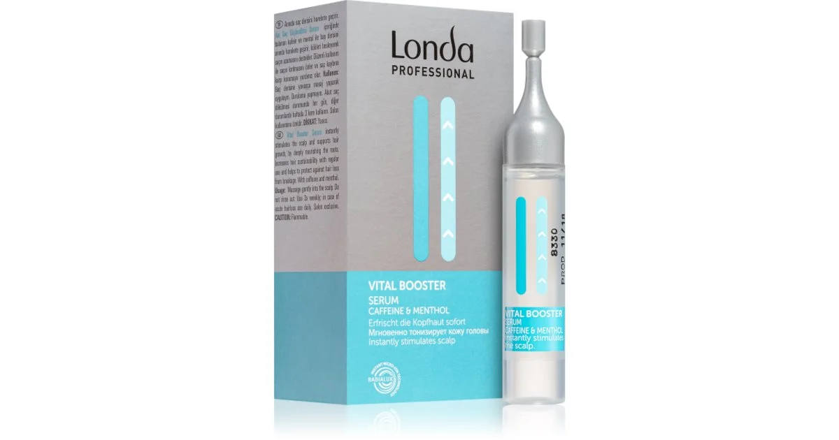 Londa Professional Vital Booster siero per capelli rinforzante e rigenerante per capelli rovinati 6x9 ml