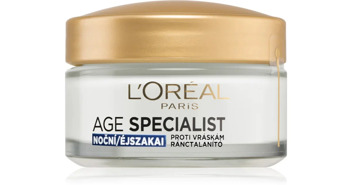 L´oréal paris Crema antirughe notte Età 35+ Specialista - 50 ml