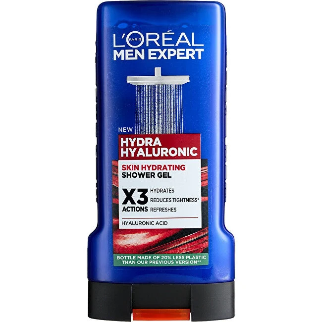 L'oréal paris Expert HYDRA Hyaluronic (Gel doccia) Uomo 300 ml