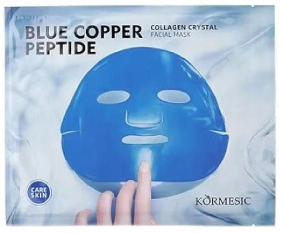 Maschera viso al collagene con peptide rameico blu