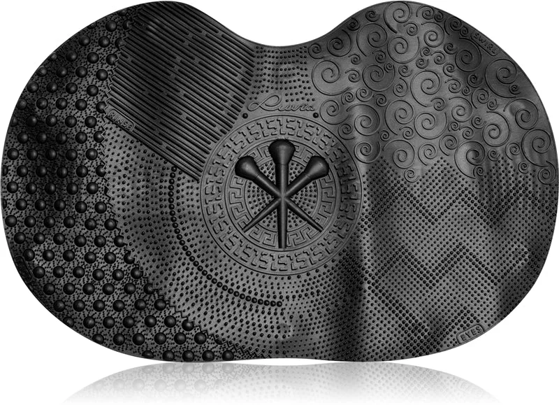 Luvia Cosmetics Mat tappetino per la pulizia dei pennelli colore nero