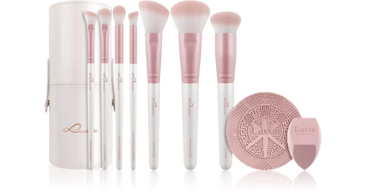 Luvia Cosmetics Prime Vegan Candy set di pennelli 9 pezzi