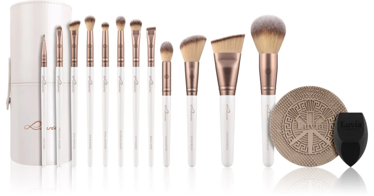 Luvia Cosmetics Prime Vegan Pro set di pennelli 12 pezzi
