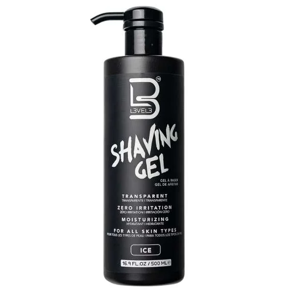 L3VEL3 TRANSPARENT SHAVING GEL ICE 500ML