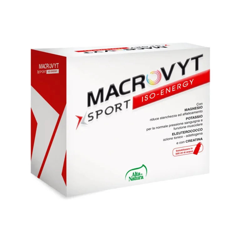 Alta Natura Macrovyt Sport Iso-Energy 12 Bustine