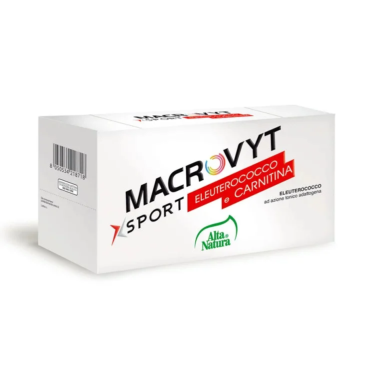 Alta Natura Macrovyt Sport Eleuterocco & Carnitina 10x10ml