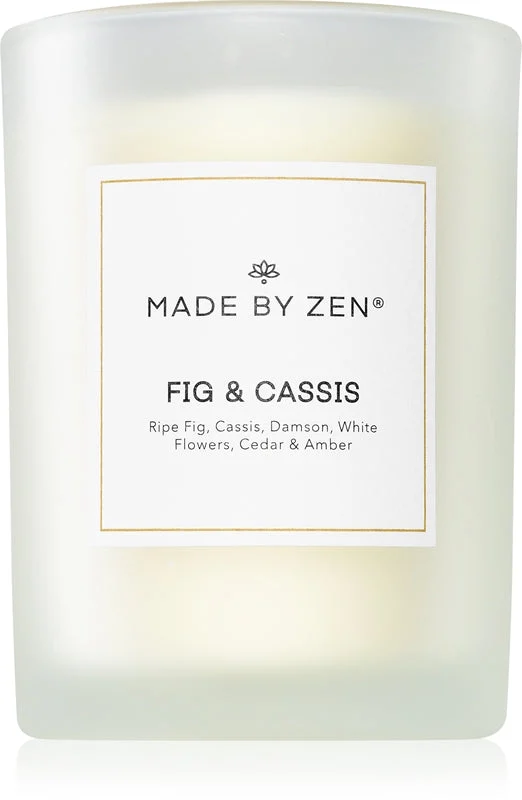 MADE BY ZEN Fig & Cassis candela profumata 250 g