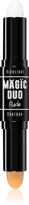 Rude Cosmetics Magic Duo matitone doppio per contouring colore Light 4,5 g