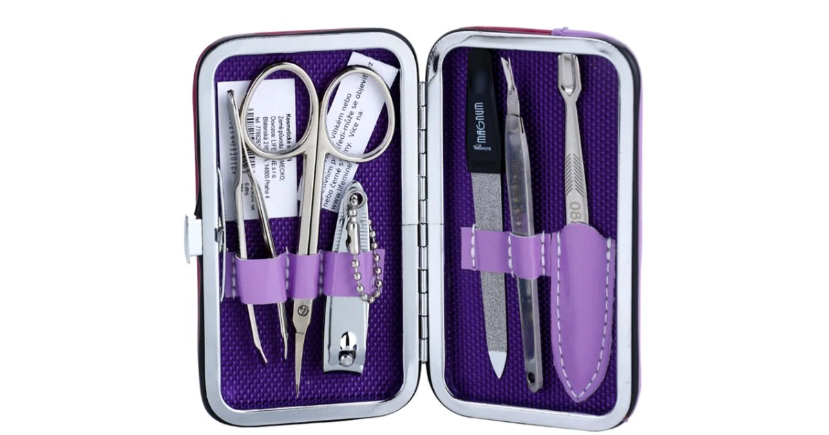 Magnum Feel The Style kit per la manicure perfetta - viola 6 pezzi