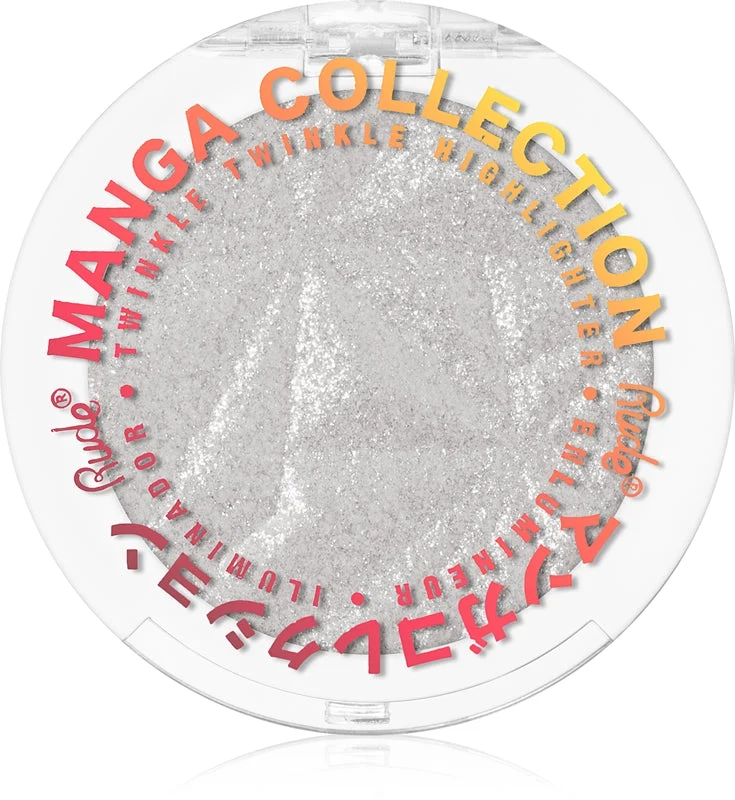 Rude Cosmetics Manga Collection Twinkle Twinkle illuminante compatto in polvere colore Kirei-Sama's Playlist 4 g
