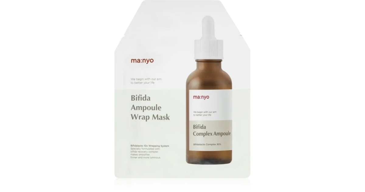 ma:nyo Bifida maschera in tessuto idratante e rivitalizzante 30 g