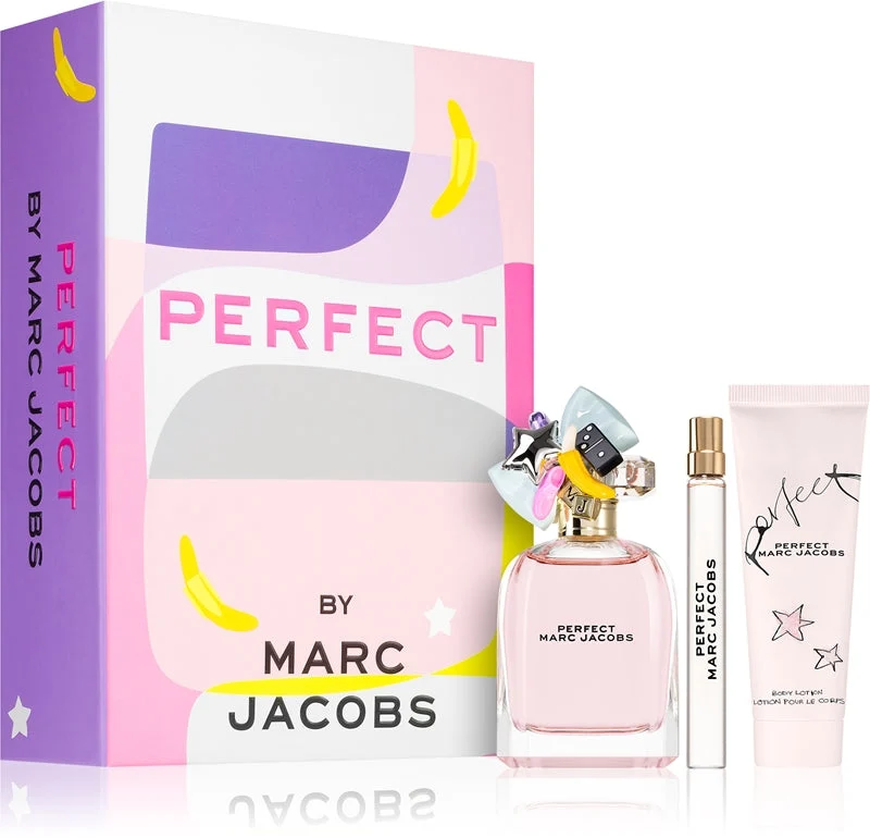 Marc Jacobs Perfect confezione regalo da donna edp 100ml latte corpo 75ml e eau de parfum da viaggio 10ml