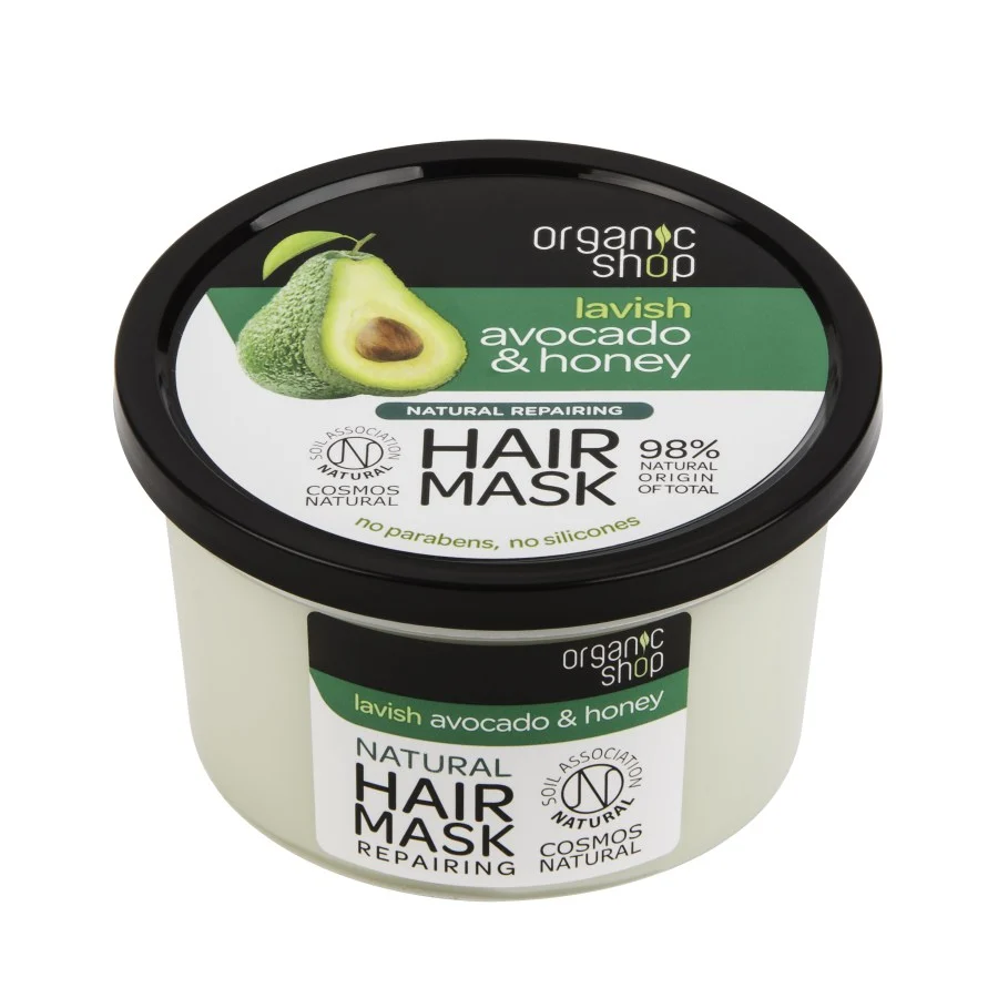 ORGANIC SHOP Hair Mask Avocado & Honey – Maschera Capelli Riparatrice