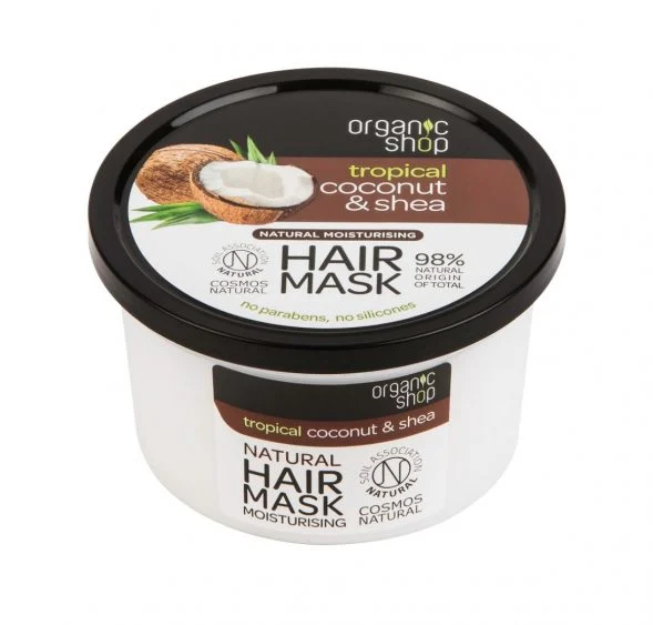 ORGANIC SHOP Hair Mask Coconut & Shea – Maschera Capelli Idratante