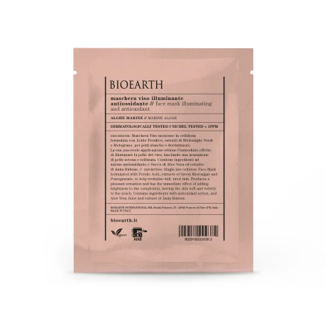 BIOEARTH Maschera Viso Illuminante Antiossidante