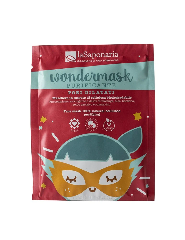 LA SAPONARIA Wondermask – Maschera in Tessuto Purificante