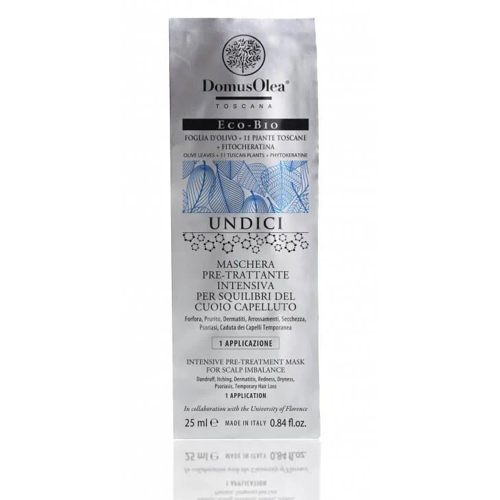 DOMUS OLEA TOSCANA Maschera Pre-Trattante Intensiva per Squilibri del Cuoio Capelluto 25 ml