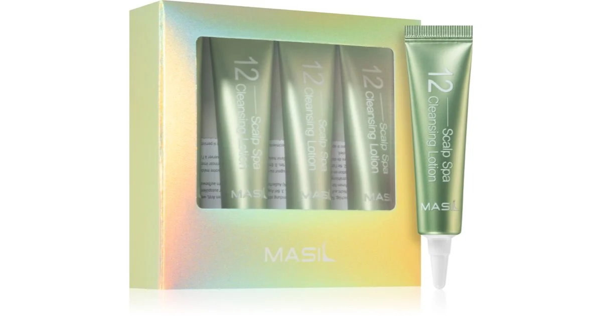 MASIL 12 Spa balsamo detergente per un cuoio capelluto sano 4x15 ml