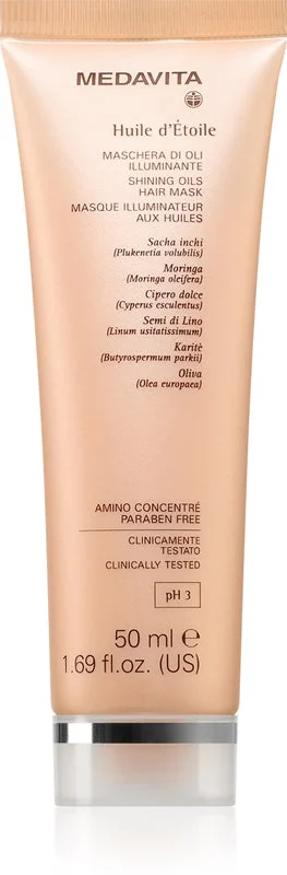 Medavita Huile d'Étolle Shinning maschera in olio per capelli 50 ml