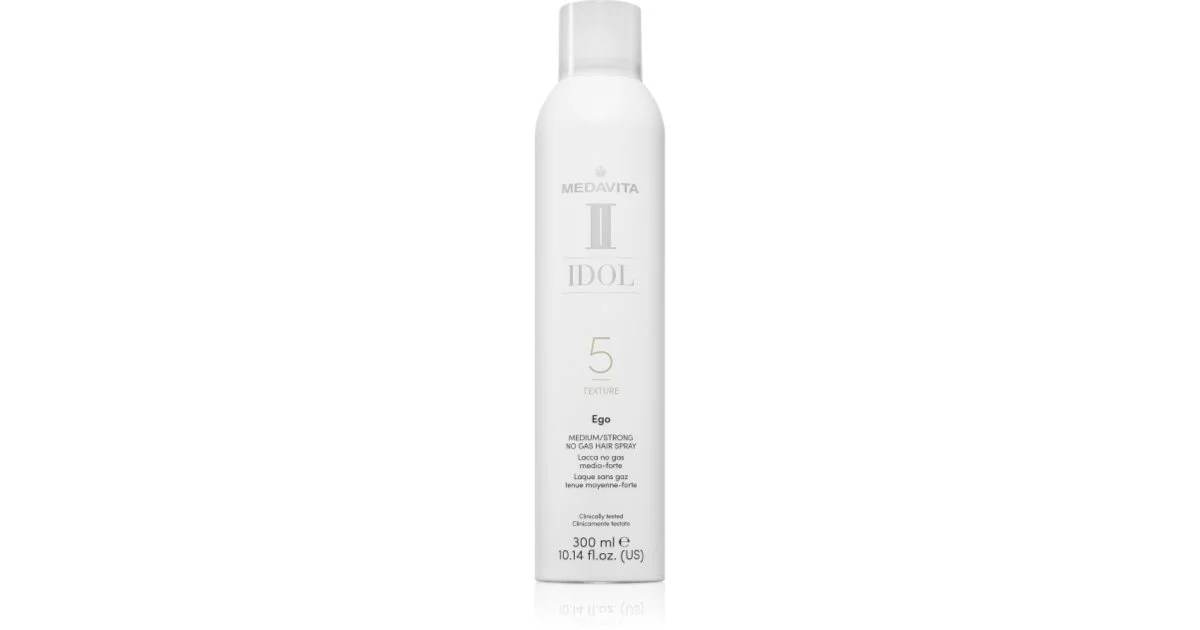 Medavita IDOL Texture 5 lacca per capelli per uno styling liscio e voluminoso 300 ml