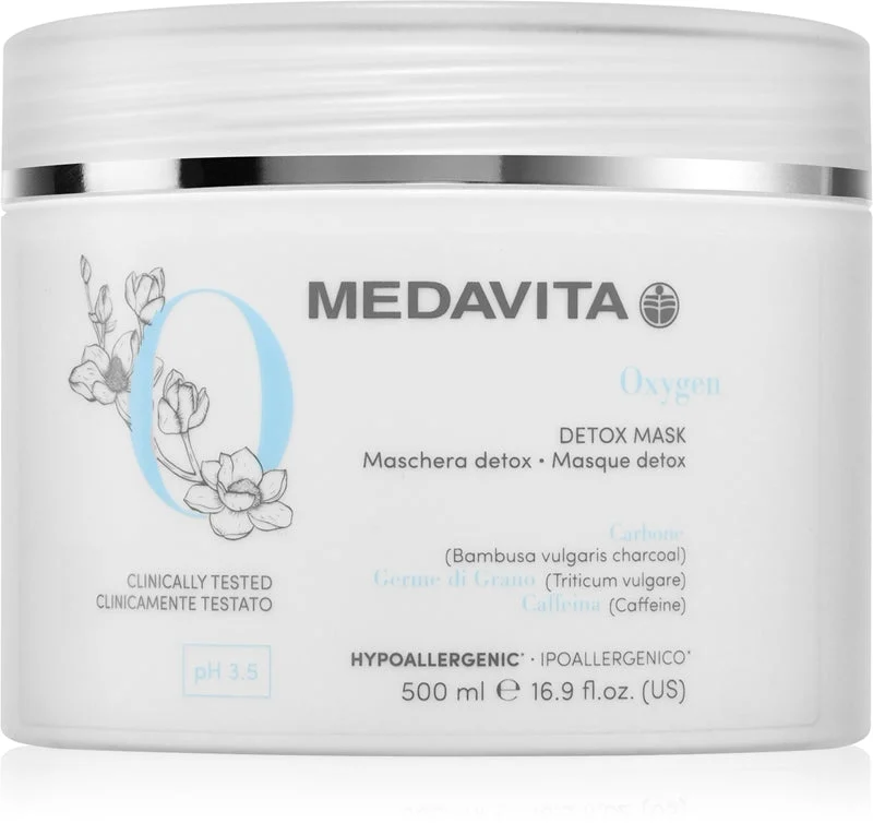 Medavita Oxygen Detox maschera detossinante per capelli e cuoio capelluto 500 ml