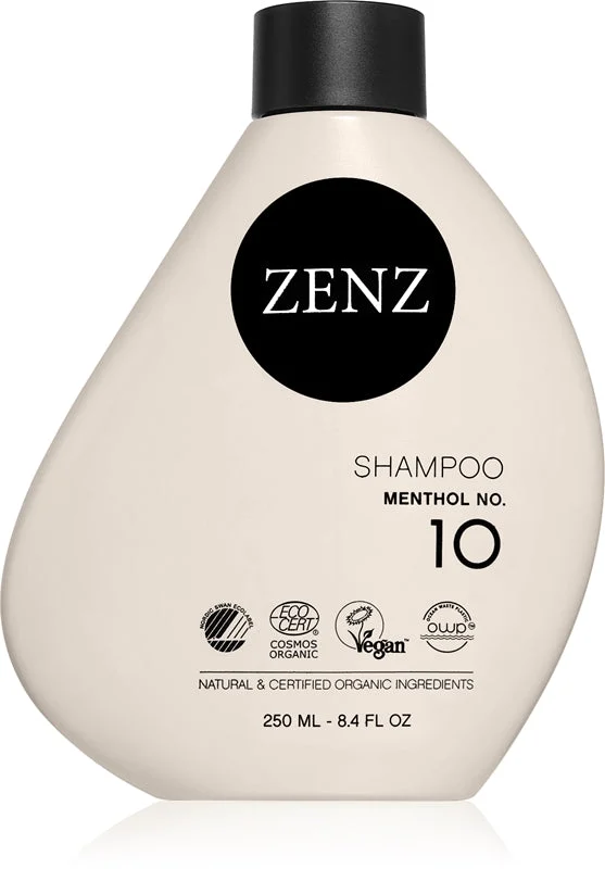 ZENZ Organic Menthol No. 10 shampoo per capelli e cuoio capelluto grassi 250 ml