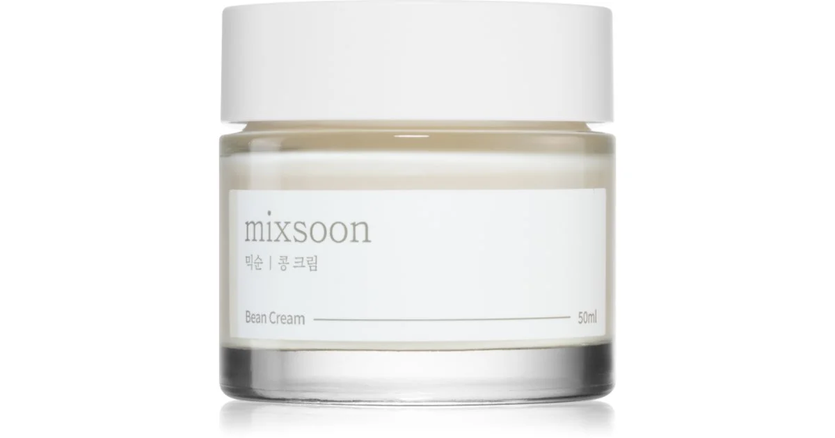 mixsoon Bean crema idratante e rinforzante viso con ingredienti fermentati 50 ml