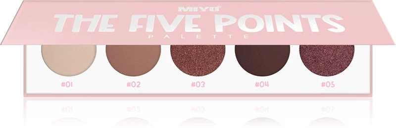 Miyo The five points palette di ombretti colore 11 Femine flame
