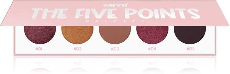 Miyo The five points palette di ombretti colore 16 Holy grail