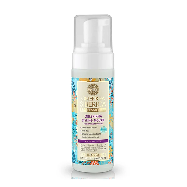 NATURA SIBERICA Oblepikha – Styling Mousse | Volumizzante Capelli