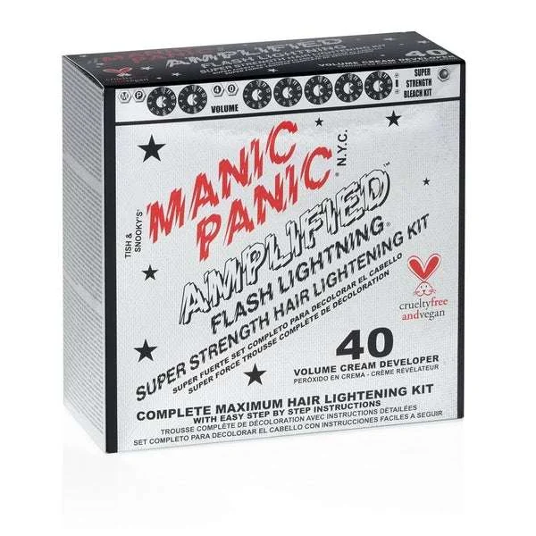 MANIC PANIC FLASH LIGHTNING BLEACH KIT – 40 VOLUME CREAM DEVELOPER