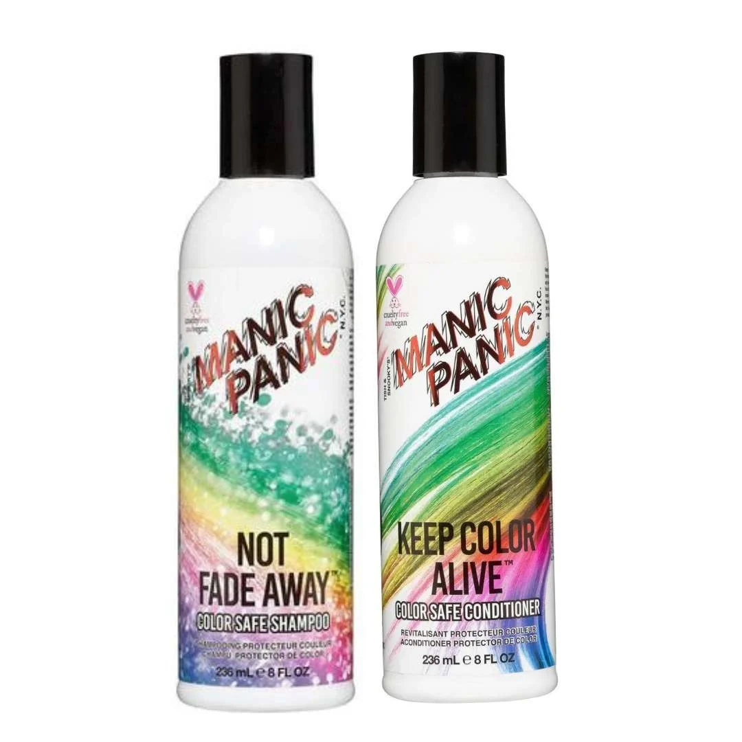 MANIC PANIC COLOR PROTECTING SHAMPOO NOT FADE AWAY 236 ML. + MANIC PANIC COLOR PROTECTING CONDITIONE