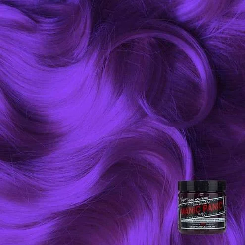 MANIC PANIC HIGH VOLTAGE CLASSIC SEMI PERMANENT DEEP PURPLE DREAM 118 M